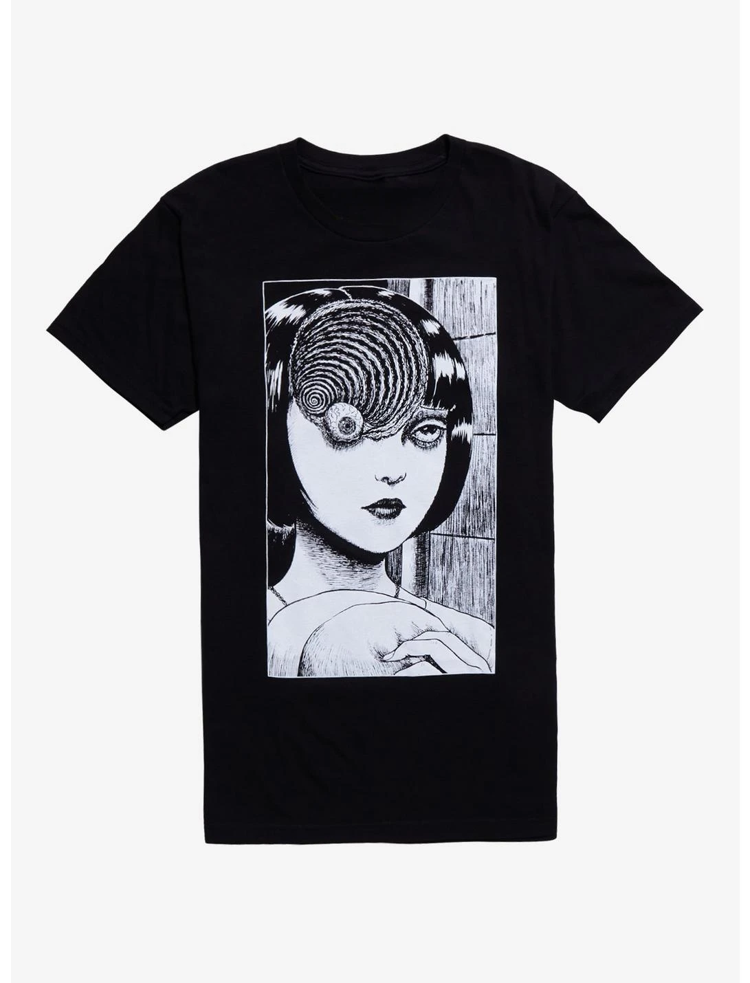 Y2k Junji Ito Japanese Horror Comics Graphic Cotton T-shirt Unisex Summer Short Sleeve Fashion Brand Luxury Casual Vintage