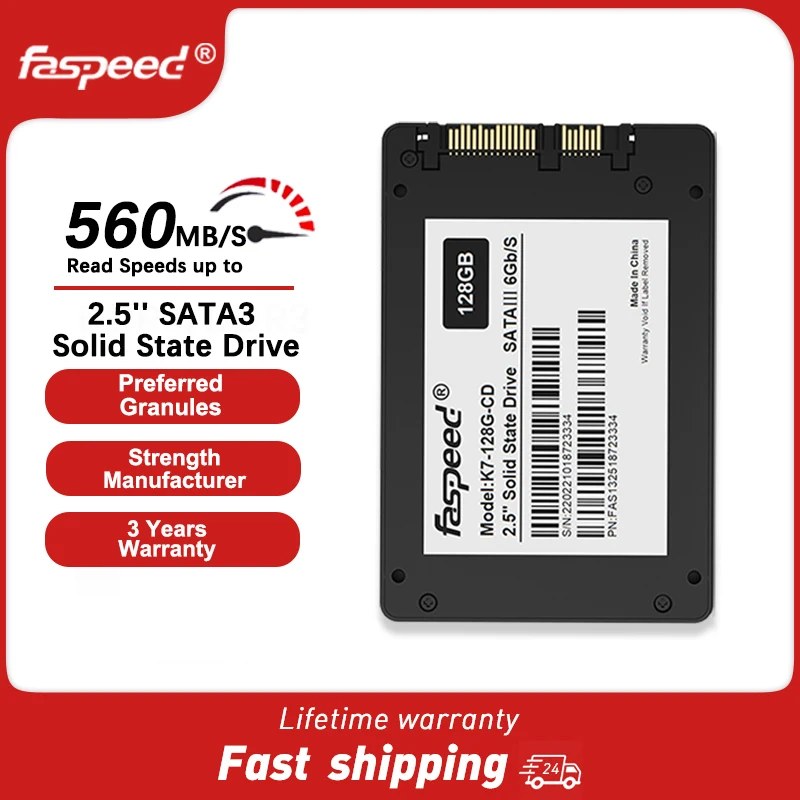 Disco rígido SATA 3 SSD para PC portátil, Solid State Drive, Desktop, HD, 2,5 ", 1 TB, 128GB, 256 GB, 512 GB, 2,5