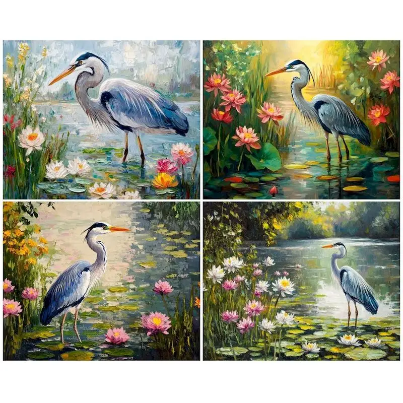 

GATYZTORY Paint By Numbers For Adults Animal Scenery Handpainted Oil Painting Picture Drawing For Home Decor Unique Gift