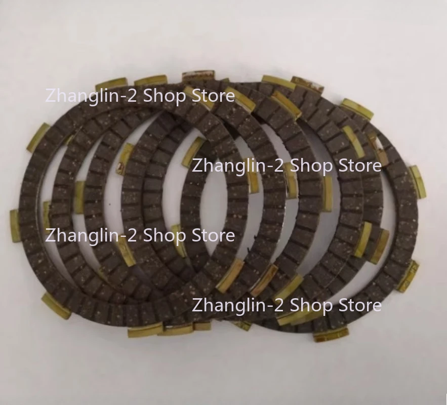 6Pcs Motorcycle Engine Clutch Pad Friction Plates For Regal Raptor DD250 DD350 DD250E-5 DD350E-6C DD350E-6D DD 350E-6D 350E-6C