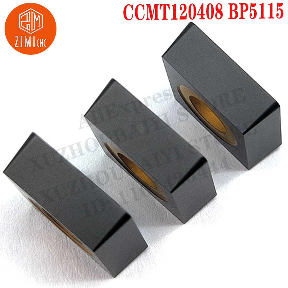 CCMT120408 BP5115 أدوات الخراطة الخارجية إدراج كربيد CCMT 120408 إدراج كربيد خارجي أدوات CNC مخرطة معدنية ميكانيكية