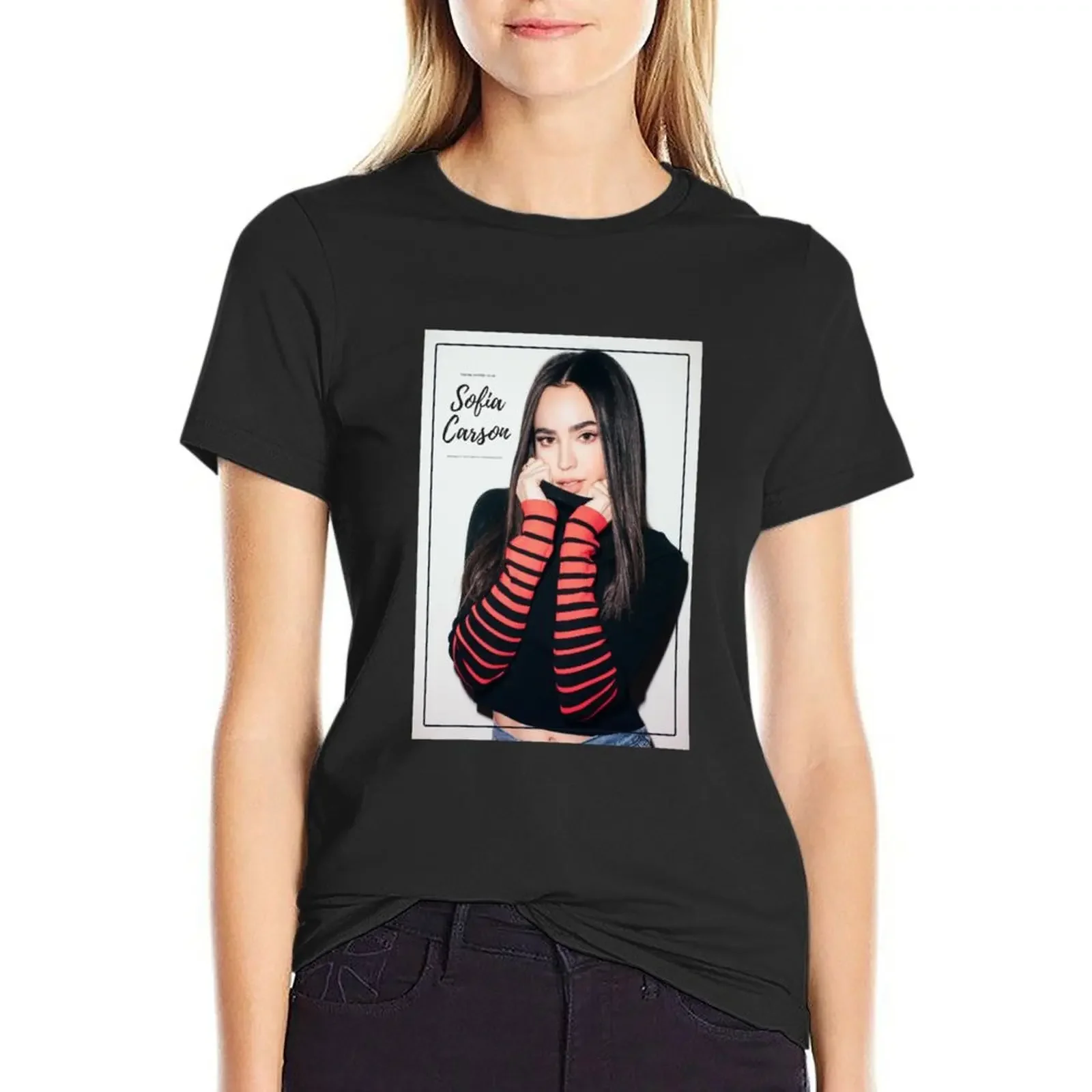 

Sofia Carson T-Shirt aesthetic clothes anime clothes t-shirt dress for Women sexy