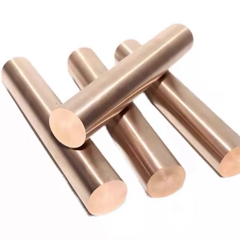 QBe2 Beryllium Copper Rod C17200 Beryllium Bronze BeCu Alloy Copper Rod Solid Electrolytic Bar