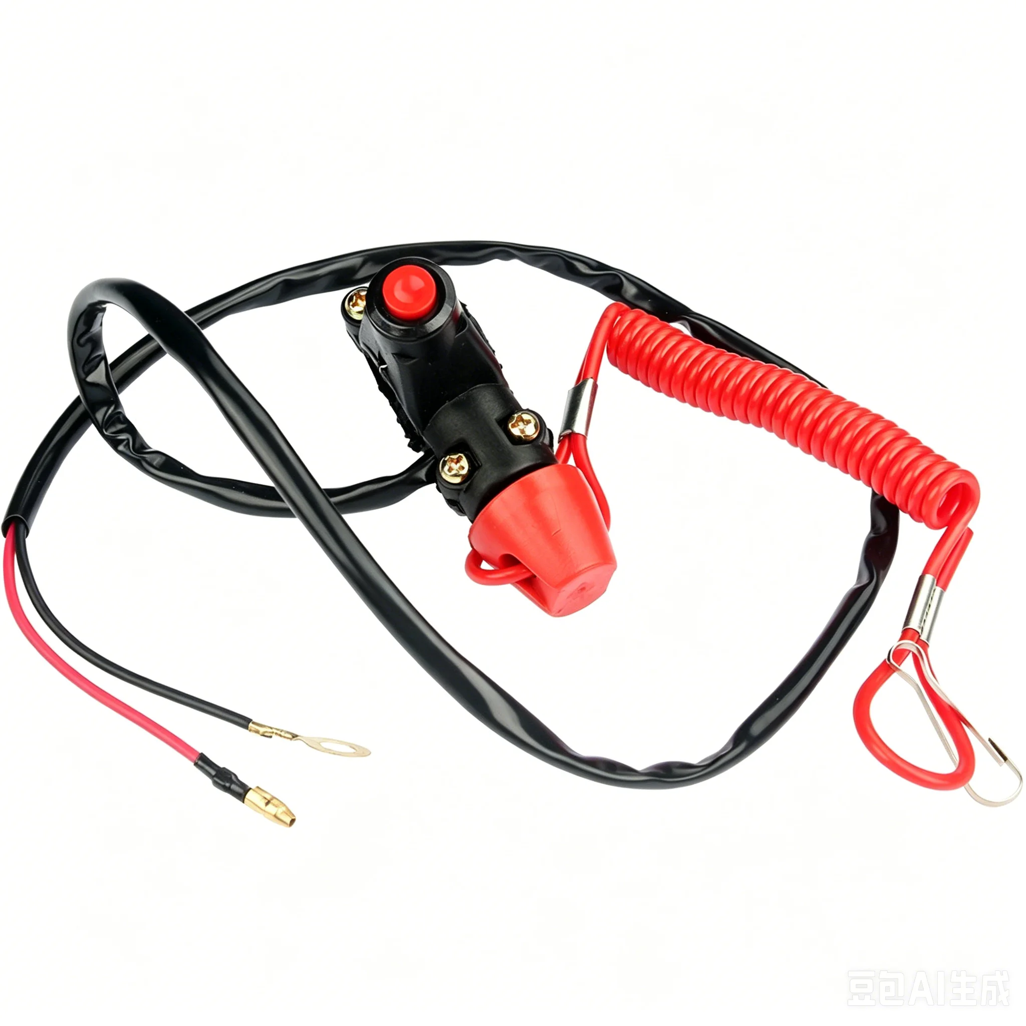 Motorcycle ATV Tether Lanyard Emergency Kill Stop Engine Switch Push Button For Suzuki KTM Honda Yamaha Kawasaki Universal Parts