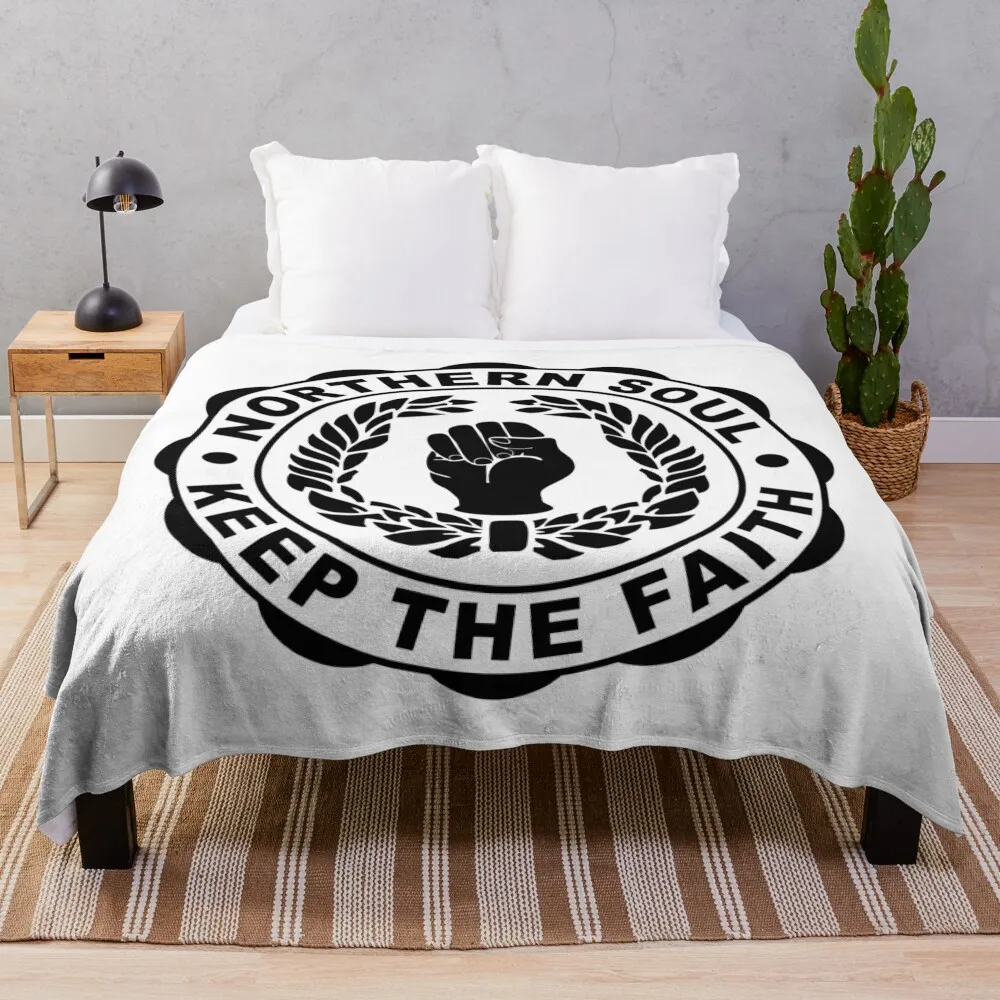 

Classic Northern Soul Keep the Faith Throw Blanket for sofa christmas decoration manga cosplay anime Blankets