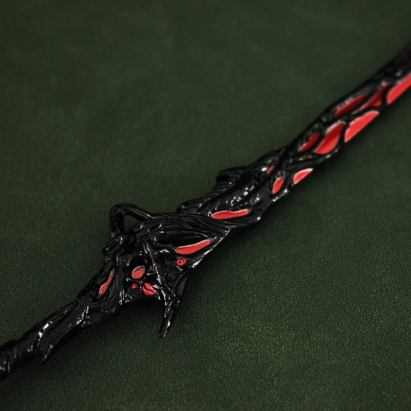 22cm Naraka Bladepoint Game Peripheral Metal Weapon Model Embers Tai Sword Replica Miniature Skin Type Arms Crafts Ornaments Toy