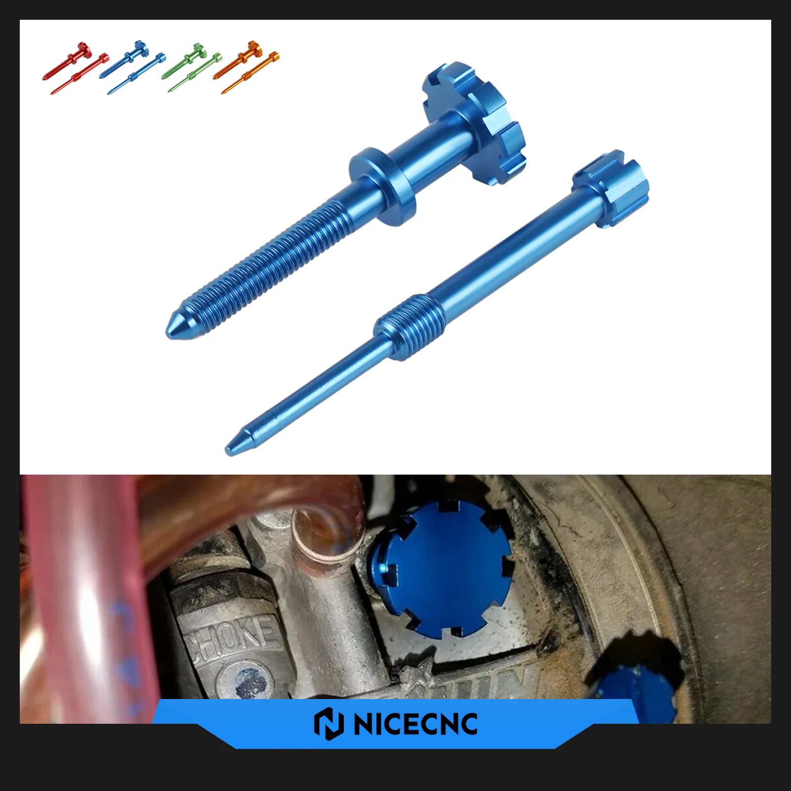 

For Yamaha YZ85 YZ250 2002-2020 YZ250X 2016-2020 YZ 85 250 250X Air Carburetor Fuel Mixture Adjust Screw Kit For Beta RR 300