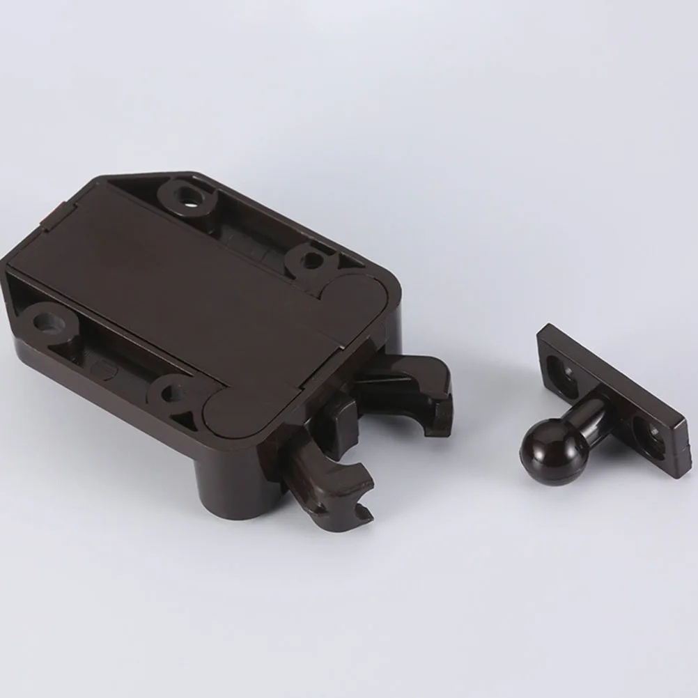 

4 Pcs Jewelry Door Cabinet Self-locking Device Office Latch Plastic Latches and Catches