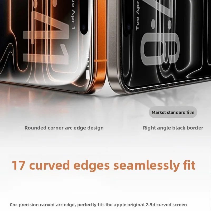 واقي شاشة 6 في 1 لهاتف آيفون 17 16 15 Pro Max 16e زجاج مقسى هوائي لهاتف آيفون 14 13 12 11 Pro Mini 15 14 Plus زجاج