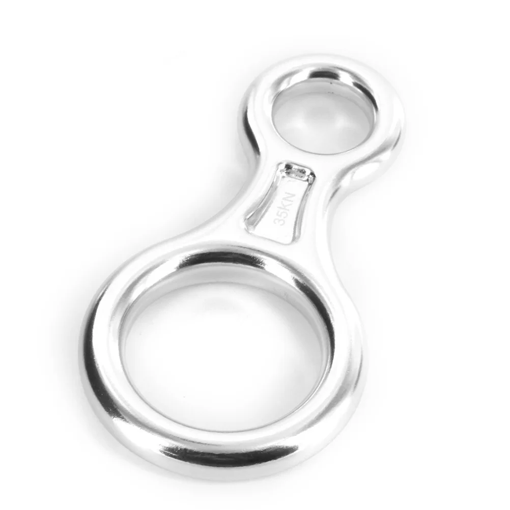 

1Pcs Climbing Rappelling Ring 35Kn High Strength Alloy Device for Mountaineering Rock Climbing Safety Gear