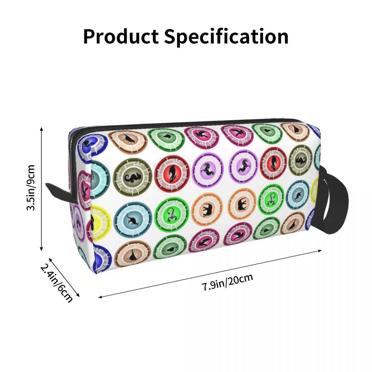 Kratts Makeup Bag Cosmetic Organizer Storage Dopp Kit Toiletry Cosmetic Bag for Women Beauty Travel Pencil Case