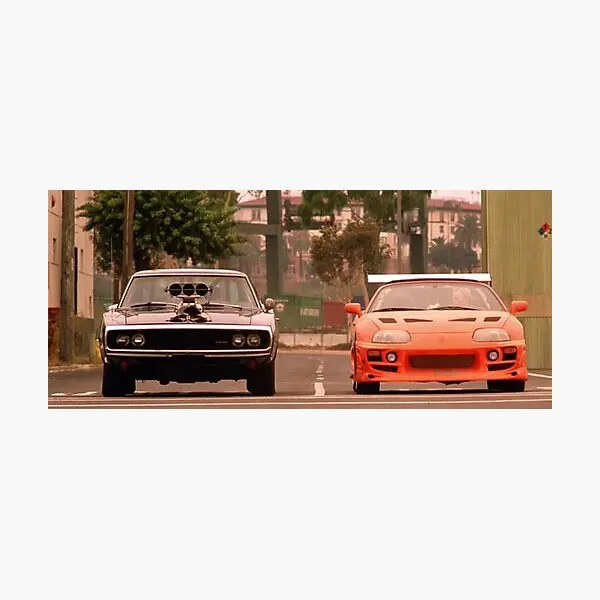 The Fast And The Furious Last Race  Poster Sitcker for Bumper Cute Car Background Cartoon Decorations Home Funny Laptop Luggage