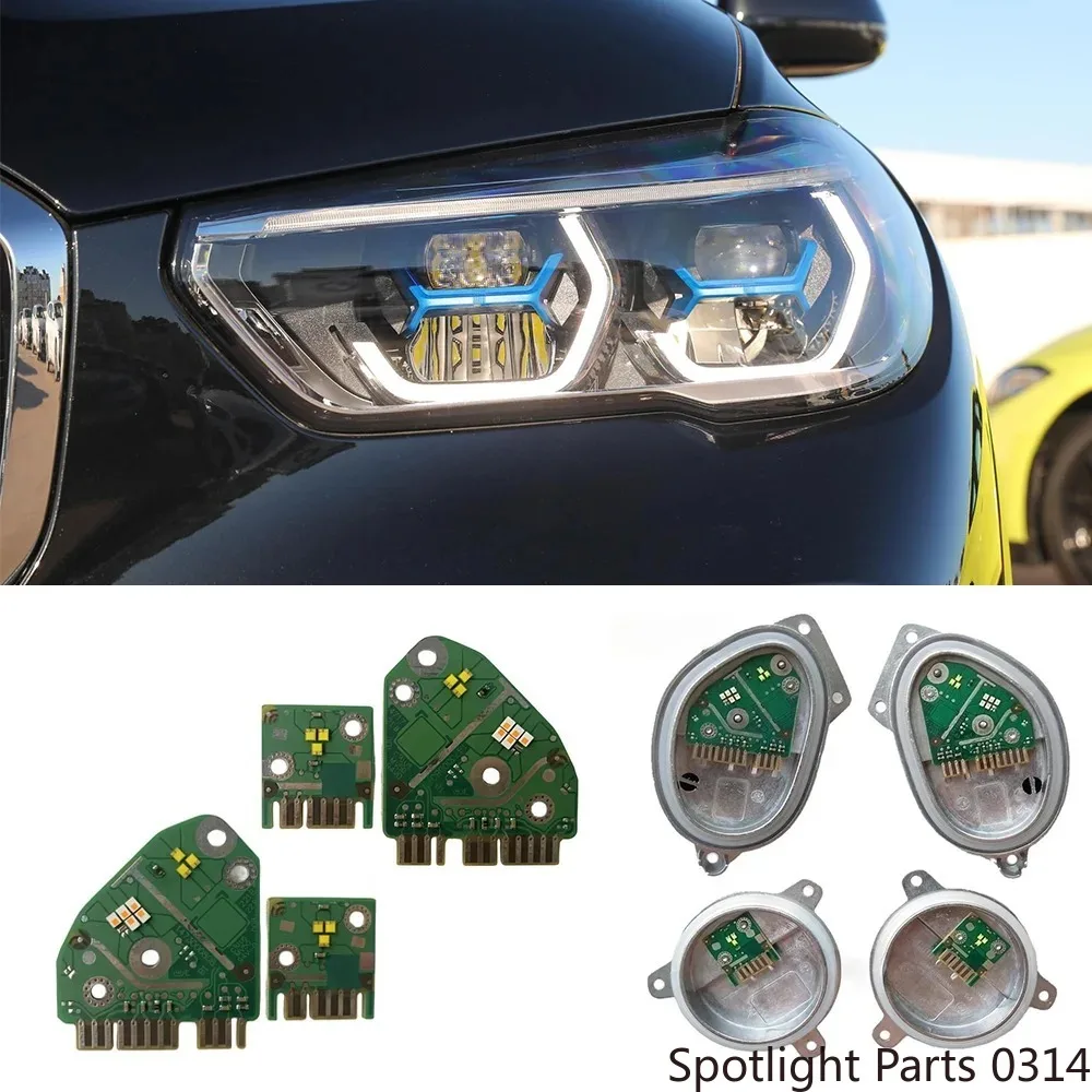 

For BMW X5 G05 X6 G06 2020-2023 Euro High-Spec DRL Laser Headlight LED Board Daytime Running Light Angel Eyes Car Accessories