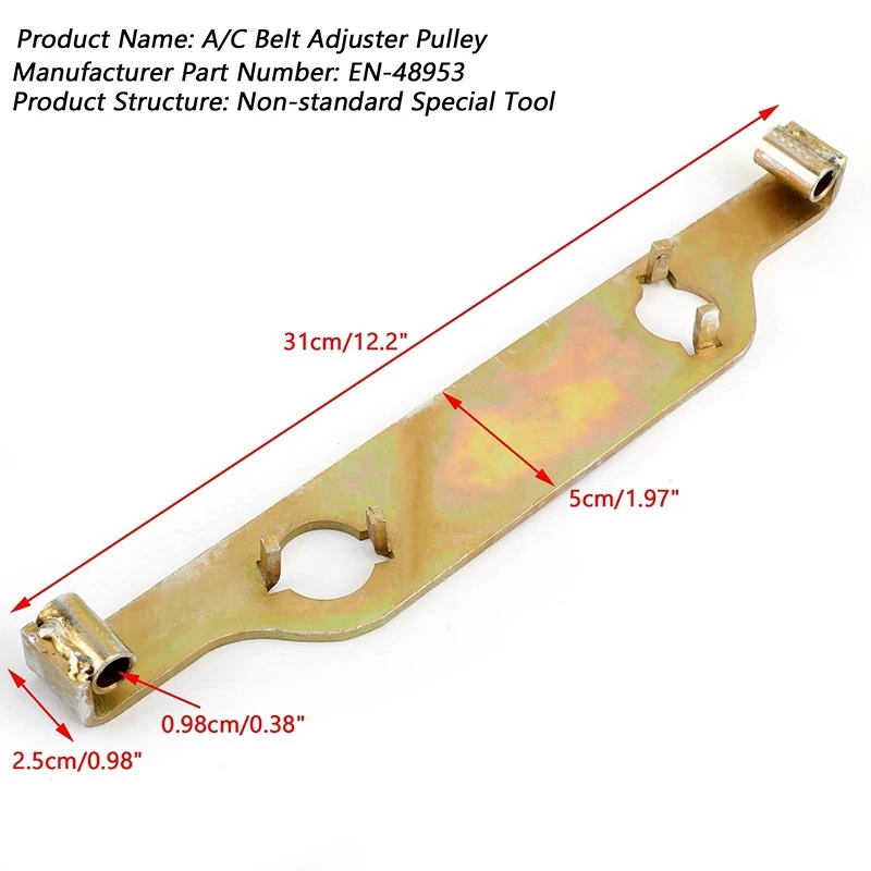 EN 48953 Cam Phaser Retainer/Camshaft Actuator Locking Tool For Buick Lacrosse 2010 Chevrolet Equinox 2010 GMC Terrain