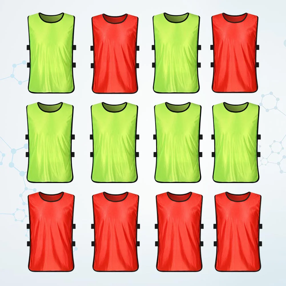 12 PCS Summer Vest for Kids Children Sleeveless Shirt Sports Football Man Men\'s