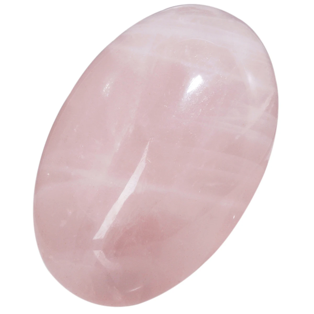 

TUMBEELLUWA Natural Rose Quartz Oval Palm Stone Worry Stone Healing Chakra Reiki Cabochon Jewelry Decoration 60x40x20mm