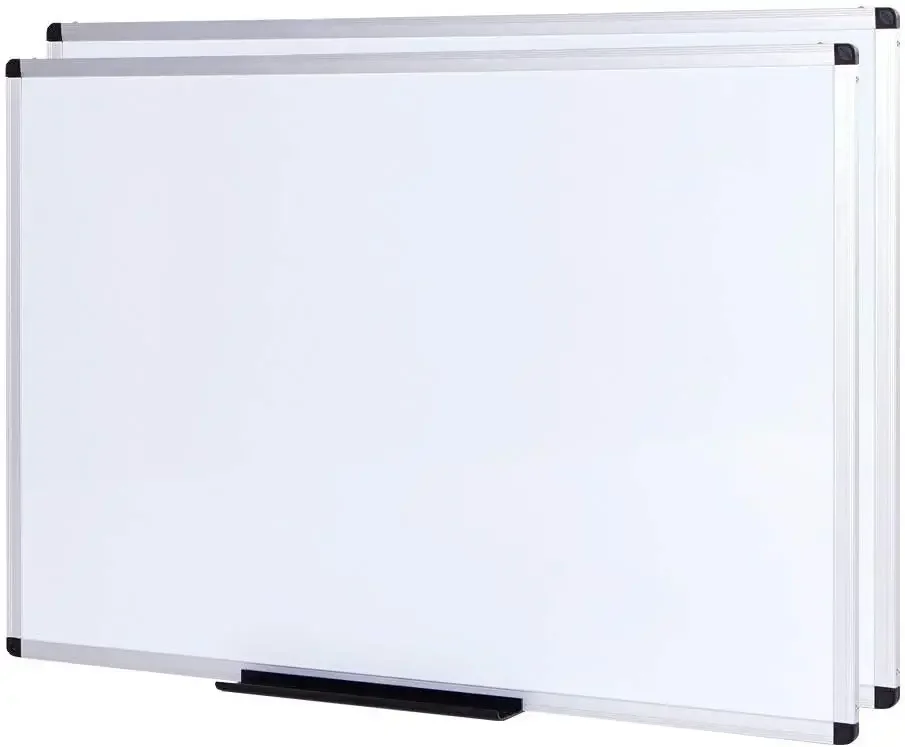 Magnetic Dry Erase Board, 72 X 40 Inches, Pack of 2, Silver Aluminium Frame