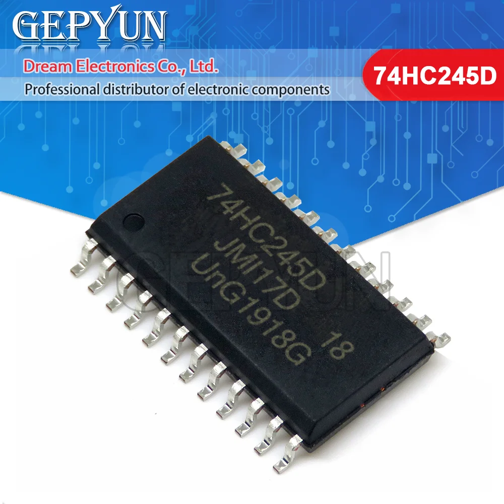 10PCS 74HC244D SOP20 74HC244 74HC245D SOP-20 74HC245 SN74HC244DWR SMD In Stock