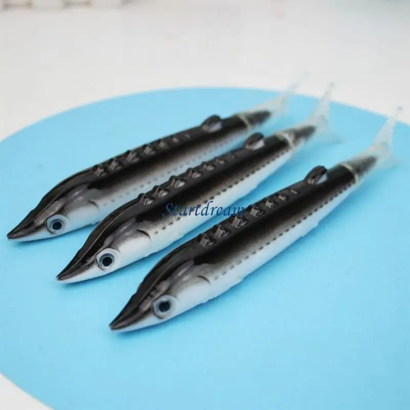

6Pcs Realistic Fish Ballpoint Pen Funny Ballpoint Pen Smooth to Write for Office K92C