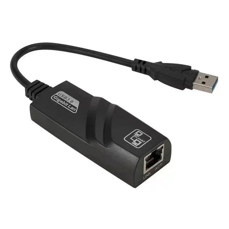 High-Speed 3.0 USB HUB Ethernet Adapter 100Mbps Network Card, Bare Metal USB 2.0 To RJ-45 With Cable Seamless Network Connection