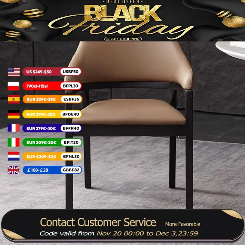 

Cushion Armrest Dining Chairs Backrest Modern Design Accent Dining Chair Bedrooms Pliable Party Sillas Para Comedor Furniture