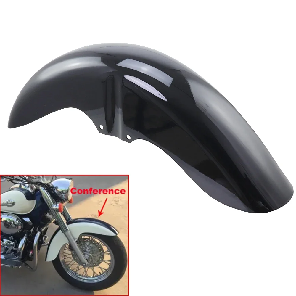 Motorcycle Front Fender Mudguard Splash Guard ABS Modified For Honda Shadow ACE VT400 VT750 1997-2003 1998 1999 VT 400/750 97-03