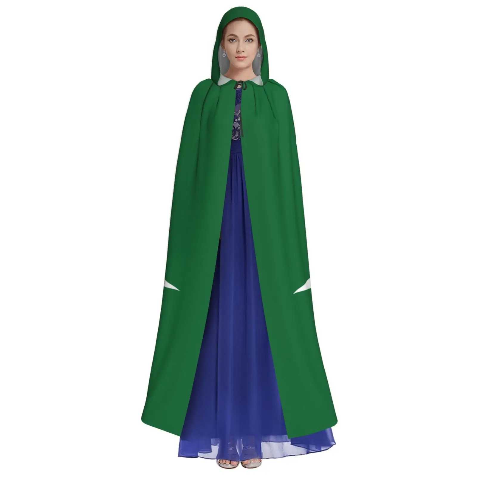 Unisex Adult  Saudi Arabian Palm Tree And Sword Cloak with Hood Long Witch Costume Cosplay