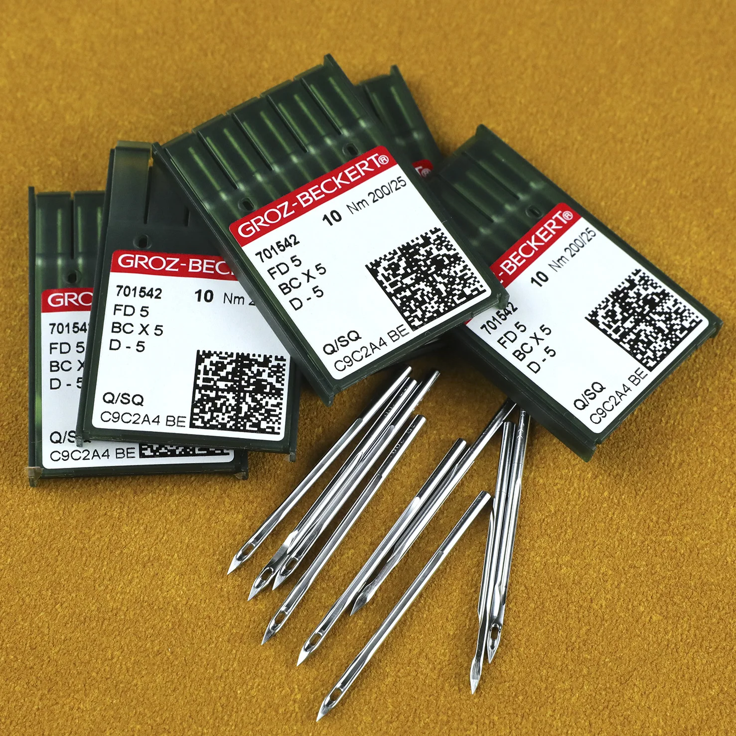 

FD5 (BCx5, SY7320) Groz-Beckert Needles Fit AA-6, GK26-8A, F300A, Fischbein Model F, ECR Portable Bag Closing Machines Size #25