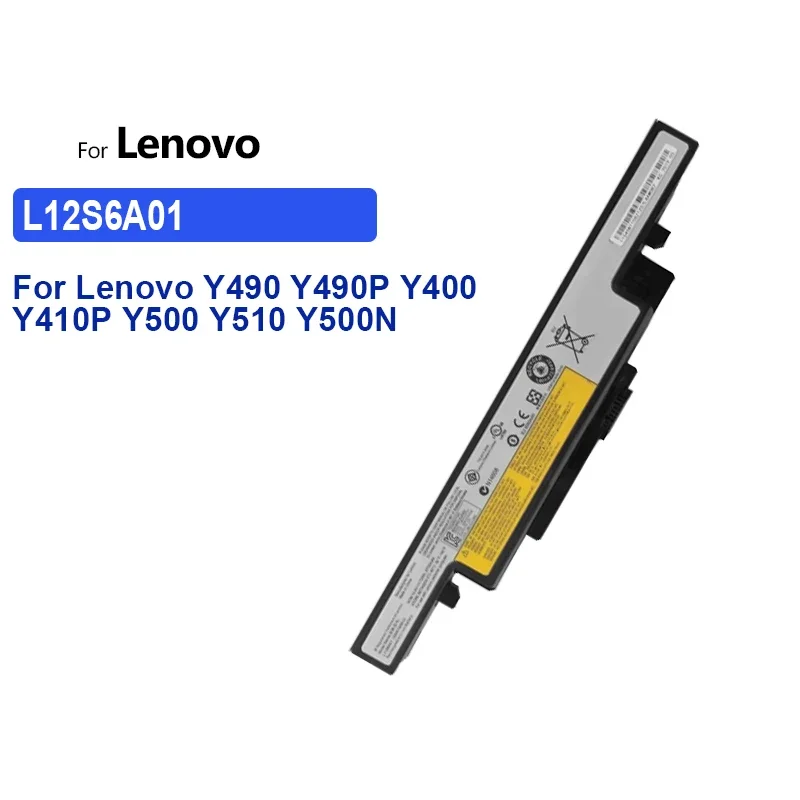 

Replacement Battery L12S6A01 L12S6E01 5800mAh For Lenovo Y490 Y490P Y410P Y400N Y500 Y510 Y500N Y510P Y430P Portable batteries