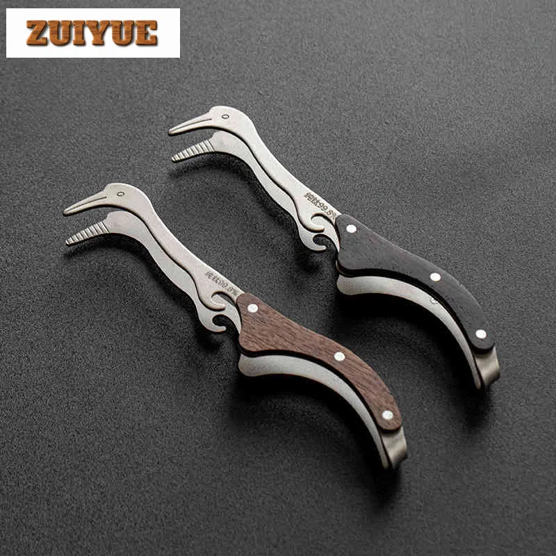 

Wooden Pure Titanium Skylark Tea Tweezer Retro Tea Clip Household For Toast Bread Pickles Kung Fu Tea Teaset Accessories Craft