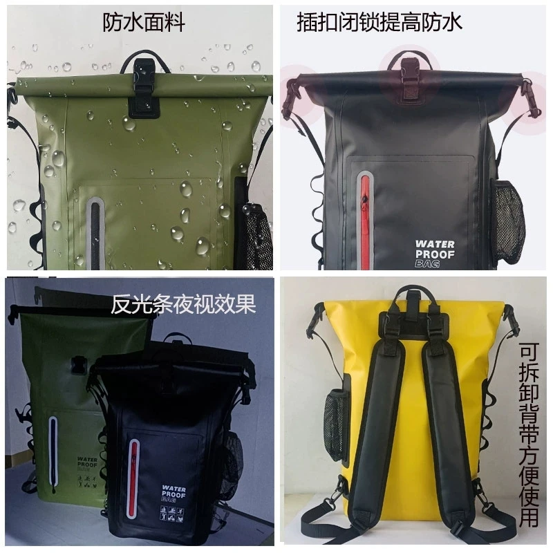 الرياضة في الهواء الطلق مقاوم للماء على ظهره الترفيه السفر تسلق الجبال على ظهره التخييم التخييم نزهة حقيبة مضادة للماء حقيبة الأمتعة #3