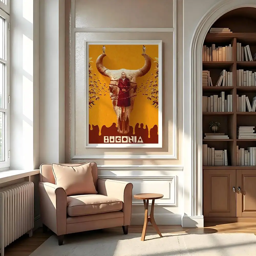 الخيال العلمي فيلم Bugonia ملصق معرض يطبع ذاتية اللصق ديكور المنزل الديكور صور مطبوعة للحوائط غرفة المعيشة ملصق