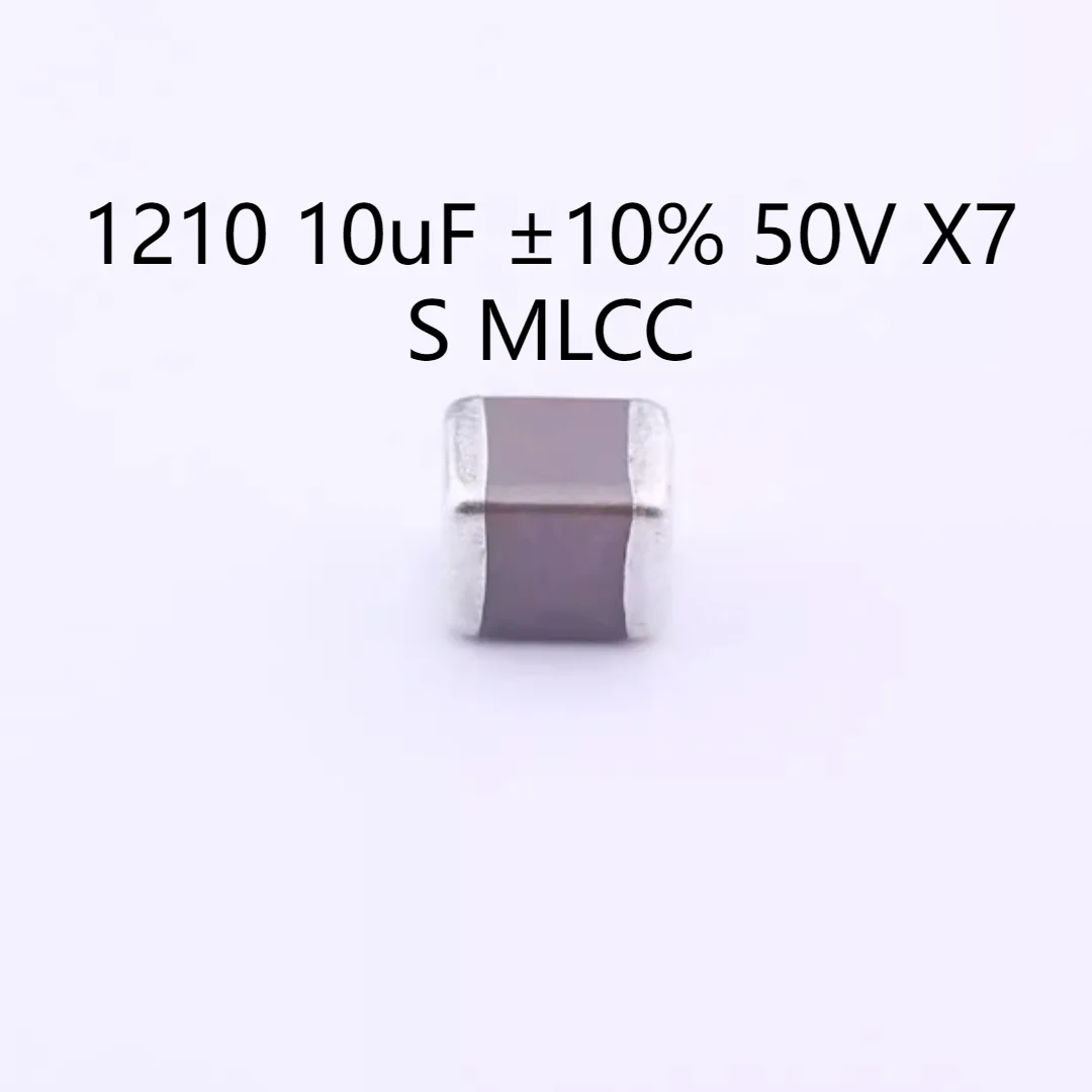 1000PCS/LOT C3225X7S1H106KT000N Capacitor 1210 10uF ±10% 50V X7S MLCC