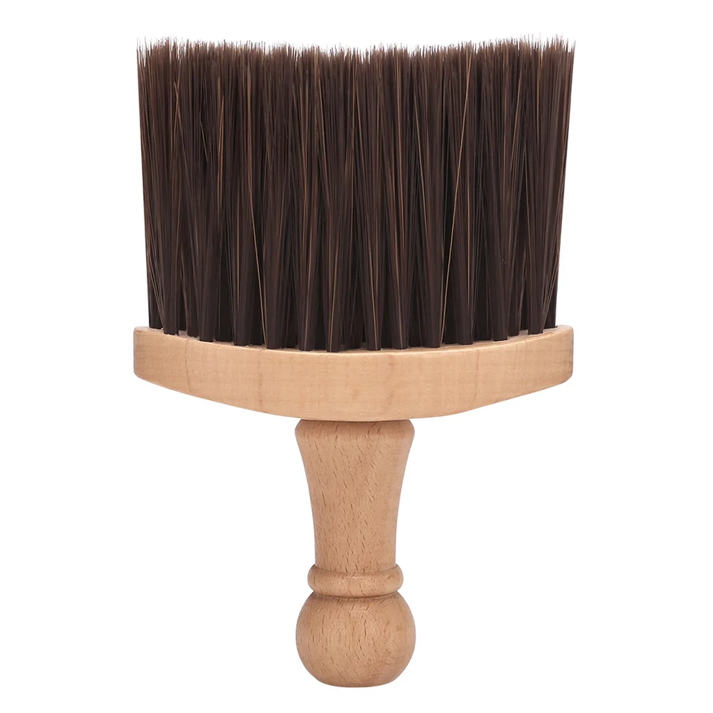 Beard Brush Handle Haircut Neck Duster Car Detailing Wood Salon Sweeping Tool Man Cleaning