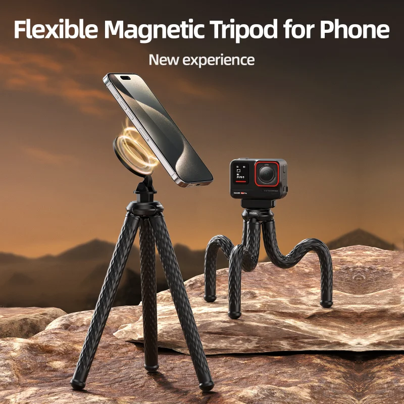 

Flexible Magnetic Phone Holder Tripod Magnetic Octopus Desktop Universally Bracket Mini Tripod For IPhone Huawei Samsung Stand