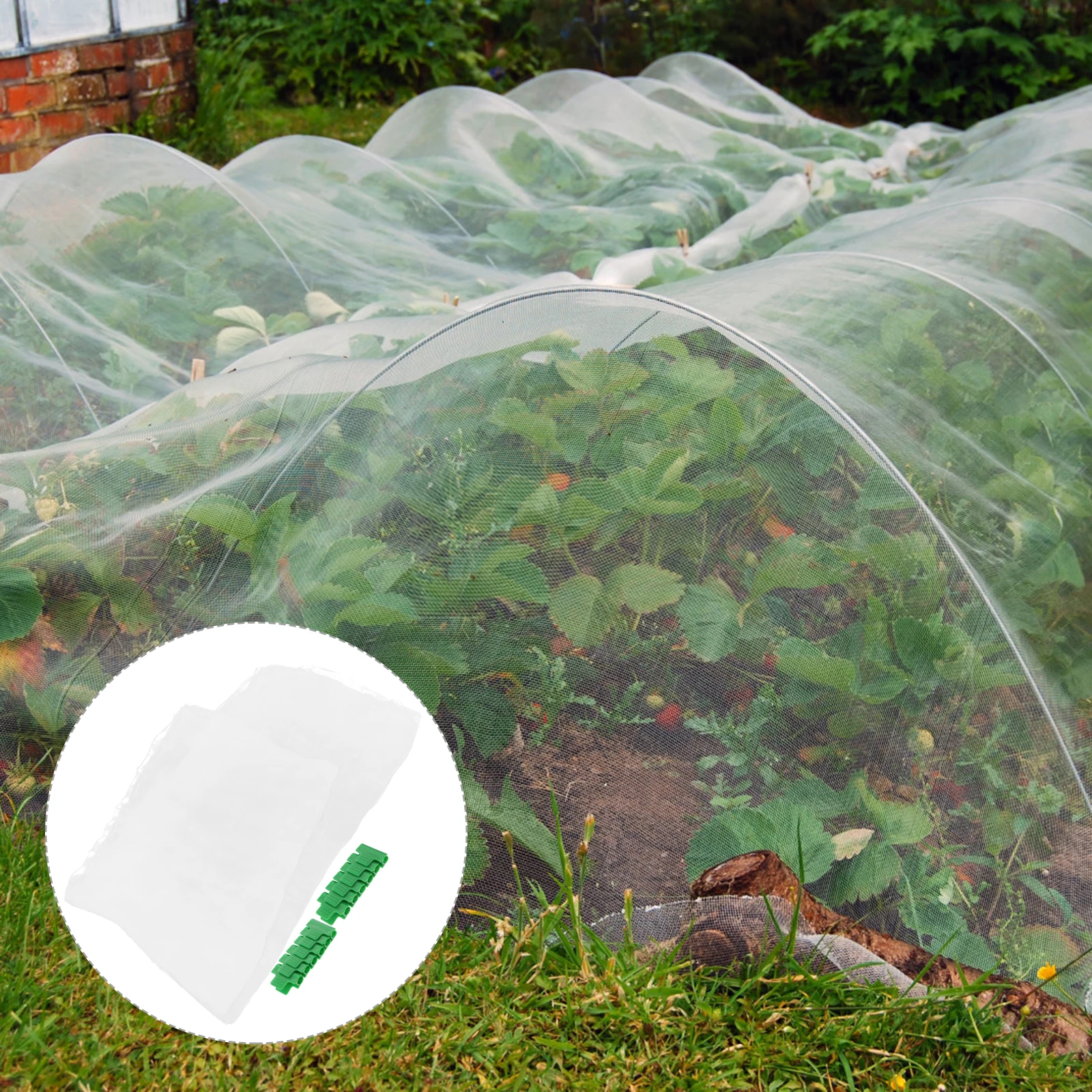 

1 Set Anti Bird 2x6m Garden Cover Plant Screen Netting Bird Preventing Mesh Plants Shade Cloth Mesh Netting