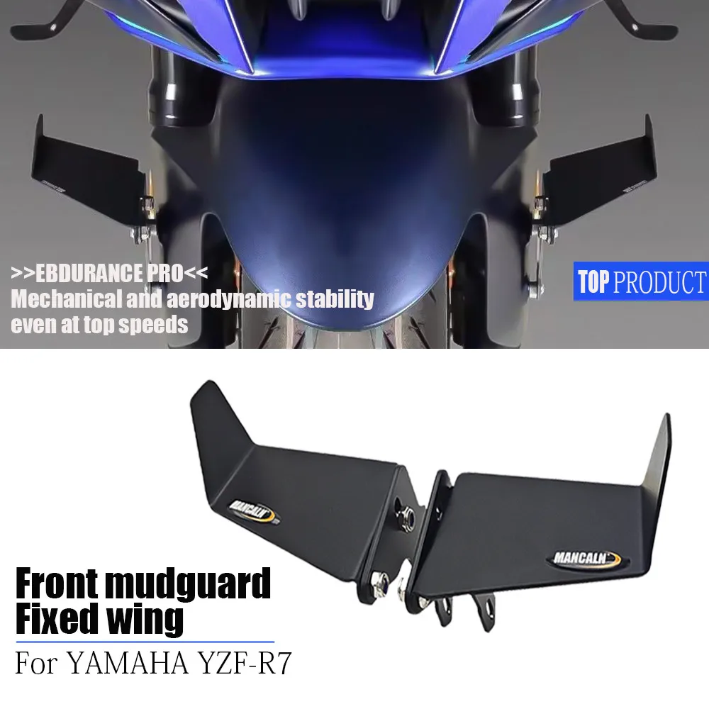 For YAMAHA YZF-R7 modified adjustable front fender fixed wing YZFR7 front fender decorative spoiler R7 2022-