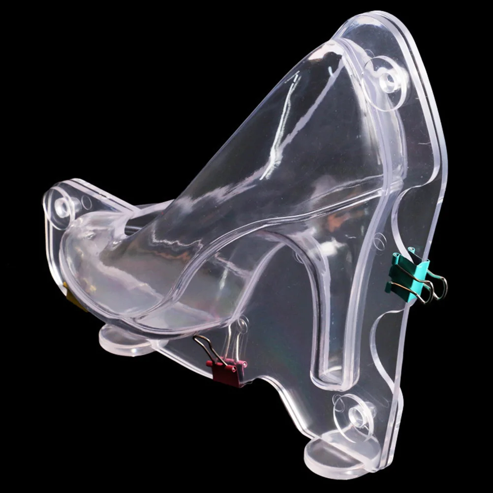 

Creative Chocolate Mold 3D High Heel Shoe Plastic Cake Candy Jelly Sugar Paste Moulds DIY Party Wedding Baking