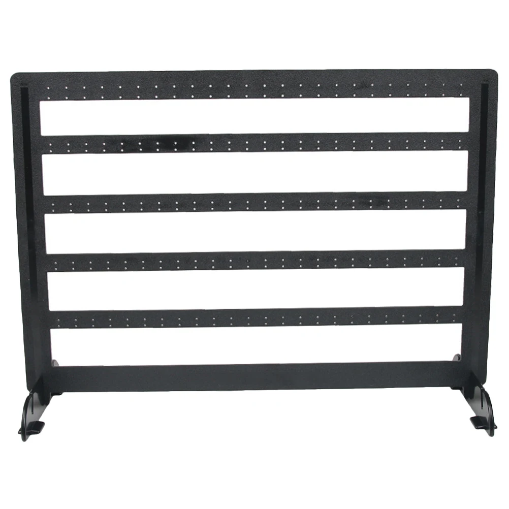 

Earring Holder Jewelry Organizer Stand Abs Plastic Detachable Earring Cards Rack Black Selling Storage Display