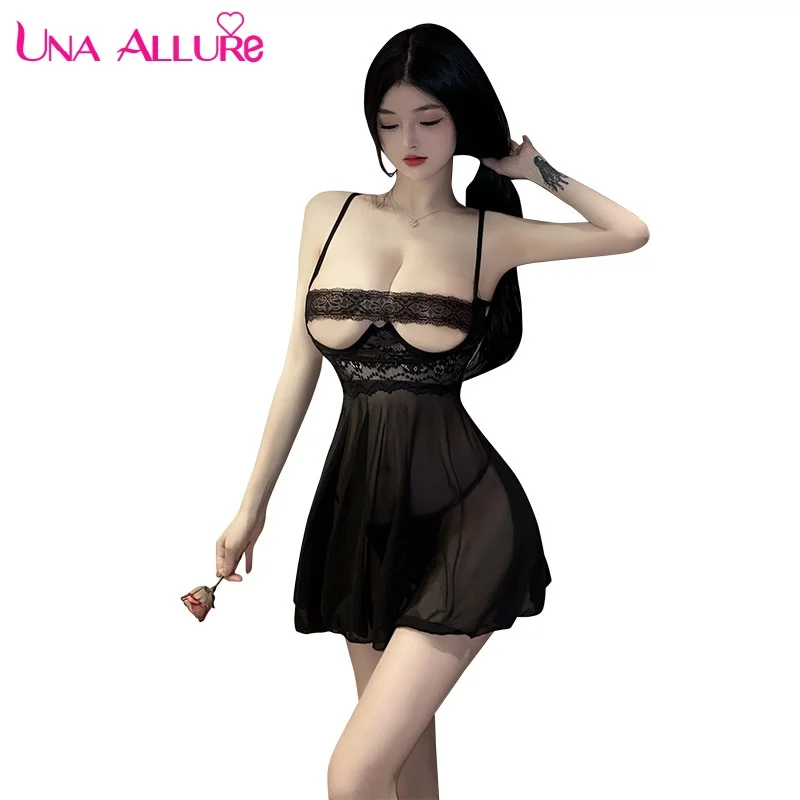 

Open Bra Fantasy Miniskirt Nightwear Garter Bra Sets Sexy Dress Lencería Hot Caliente Outfit Lingеrie Set