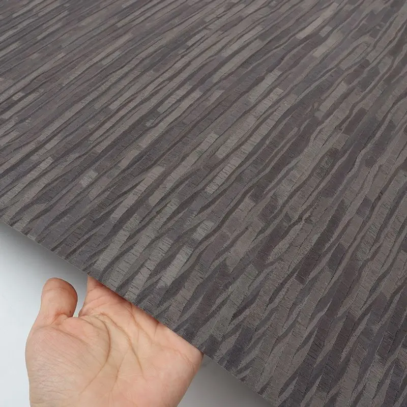 250cm×55cm Reconstituted Exotic Wood Veneer Sheet, Gray Wave,For Interior Home Hotel Art Design Printing DIY Guitar Furniture