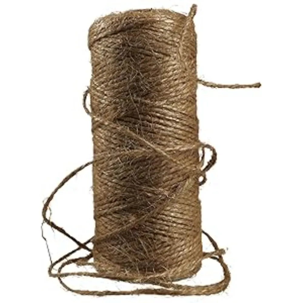 سلسلة خيوط الجوت 328 قدم، خيوط عيد الميلاد، سلسلة التعبئة، سلسلة التعبئة لمشاريع تغليف الهدايا اليدوية والبستنة - تخفيضات ساخنة #1