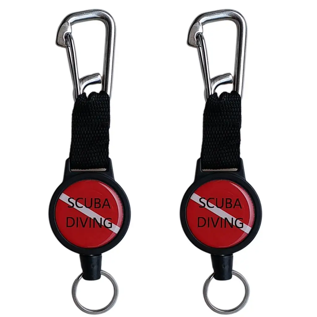 Red Black Scuba Dive Gear Holder Lanyard Stretchable Mask Strap Webbing Quick Release Buckle for Snorkeling Accessories