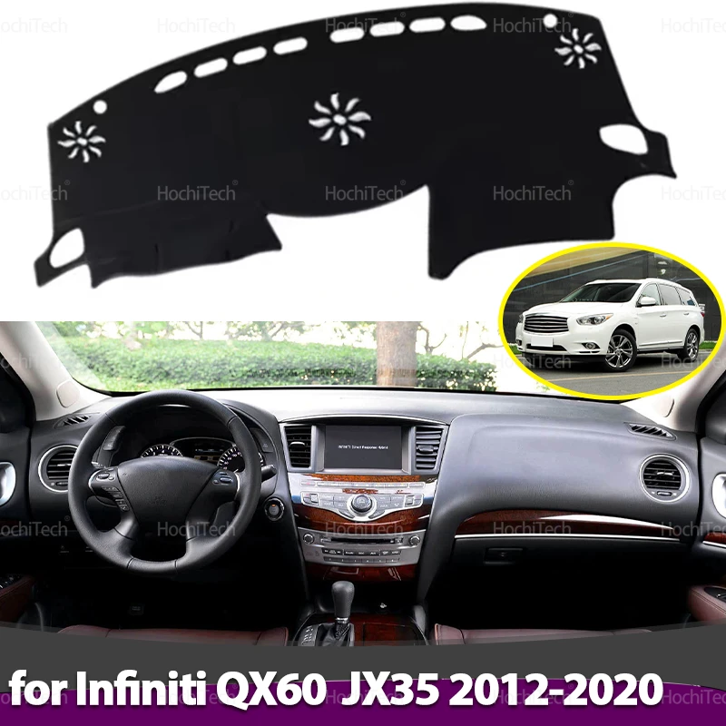 Armaturenbrett Abdeckung Dash Board Matte Teppich Pad Schatten Cape Decke Zubehör LHD RHD Für Infiniti QX60 JX35 2012-2020