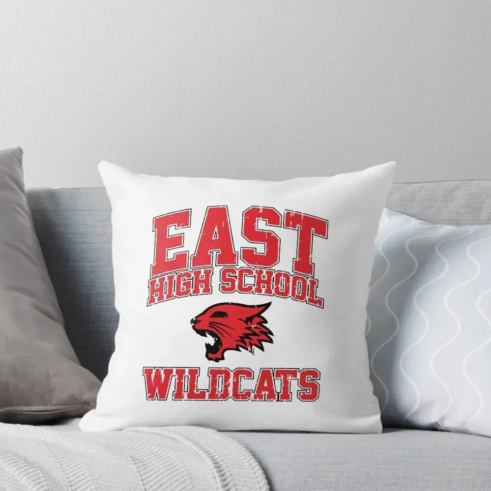 

East High School Wildcats Throw Pillow Pillowcases Bed Cushions Luxury Pillow Case Room decorating items luxury decor pillow