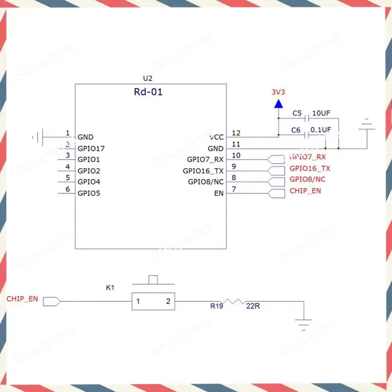 

M20K 24G Радар + Wi-Fi + BLE Сенсорный модуль/мини-движение движения человеческого тела Индукционный переключатель Открытый мобильный Rd-01