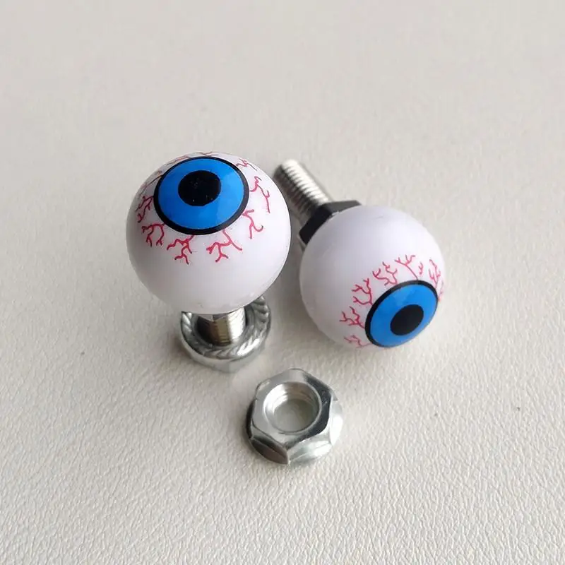【CR】Long Lasting 4Pcs Motorcycle Eyeball License Plate Bolts for Safe and Stylish Riding