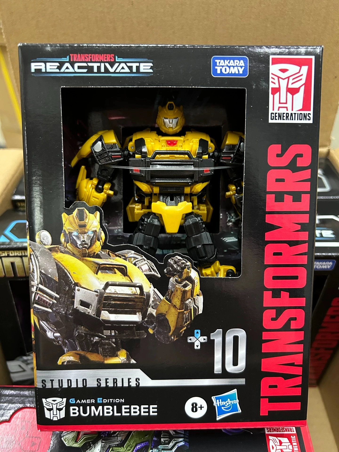 In Stock Original Hasbro Transformers Studio Series Game Edited Ss-Ge 10 Bumblebee Deluxe Class Collectible Model Toys Figures