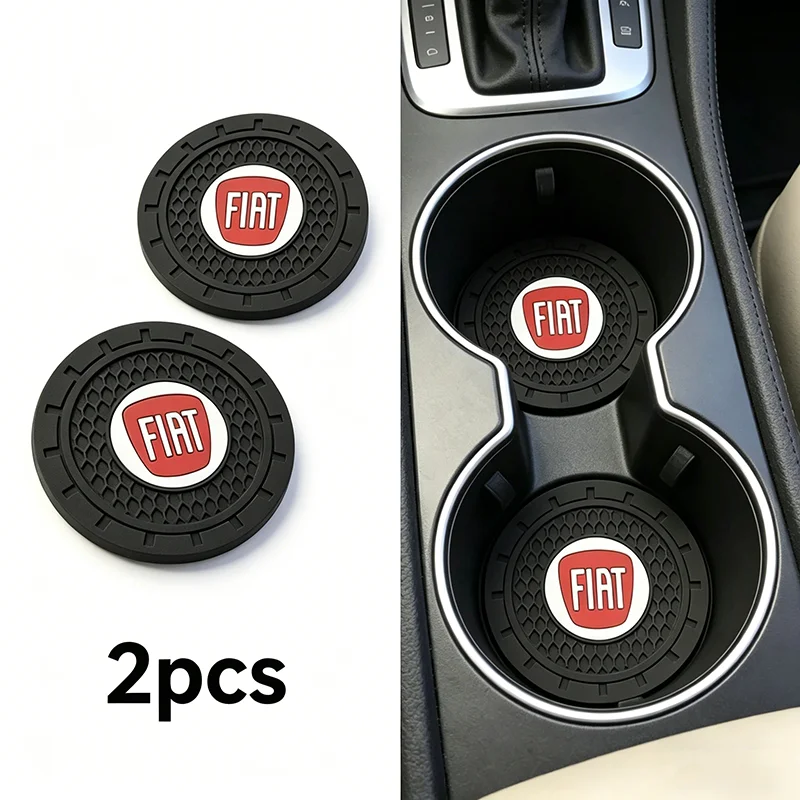 Posavasos antideslizante para coche, soporte para botella de agua, para FIAT 500 Ducato Punto Marea Brava PUNTO MOBI Scudo Panda Tipo
