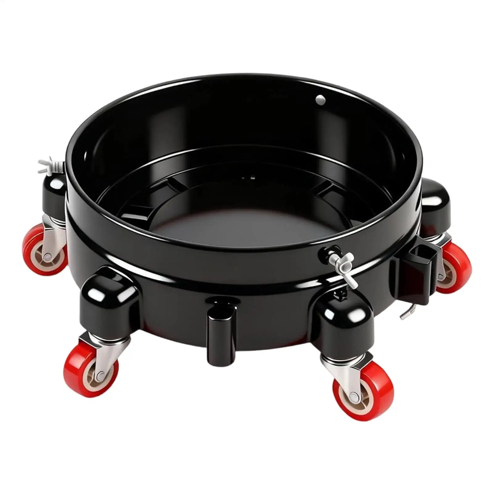 Bucket Rolling Base 360-Degree Swivel Holder 5 Gallon Bucket Casters 11-Inch Versatile Pail Stand for Home Garden &Car Detailing